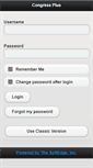 Mobile Screenshot of congressplus.mobi